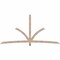 Ekena Millwork Davenport Smooth Timber Gable Bracket, Douglas Fir, 108"W x 54"H x 3 1/2"D x 3 1/2"F, 12/12 Pitch GBW108X54X0404DAV00SDF - alternate 1